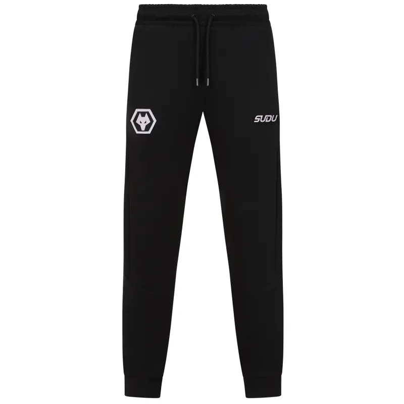 Wolverhampton Wanderers Shop | 2025-26 Coaches Travel Pant – Black Wolverhampton Wanderers Merchandise